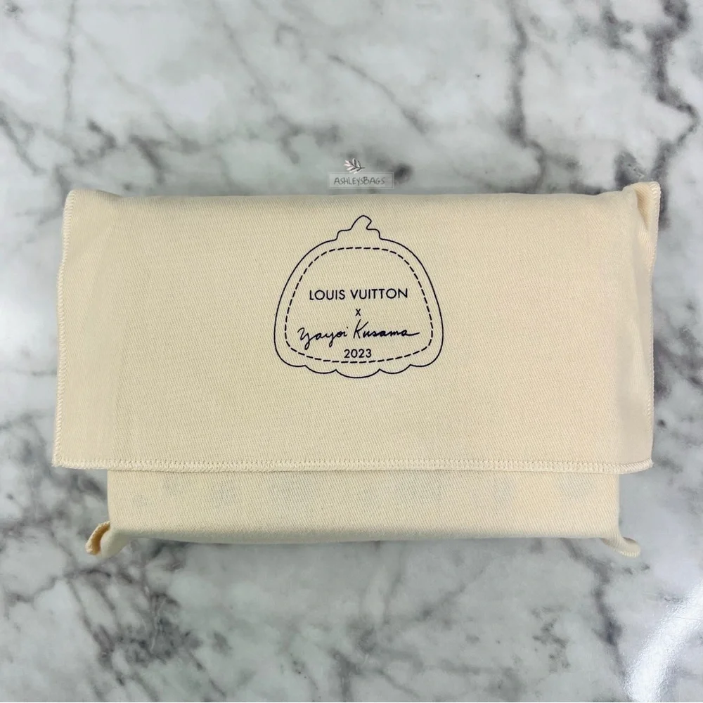 Louis Vuitton x Yayoi Kusama Twist Belt Chain Wallet In Jaune Noir